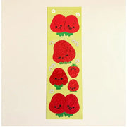 Pureureumdesign x 10x10 - Mini King Strawberries Hologram Sticker - Pureureumdesign - Accesories - Harumio