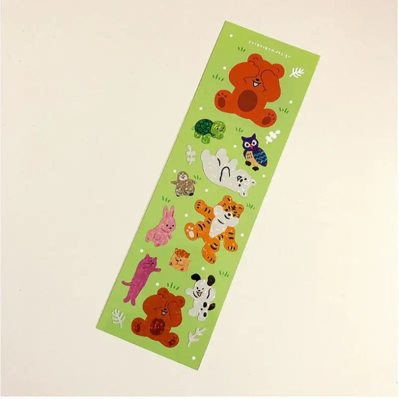 Pureureumdesign x 10x10 - Mugunghwa Has Bloomed Hologram Stickers - Pureureumdesign - Accesories - Harumio