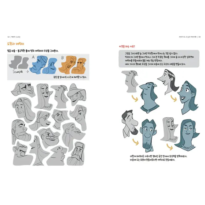 Character Drawing Tutorial Book - Digital Books - Drawing Books - Harumio
