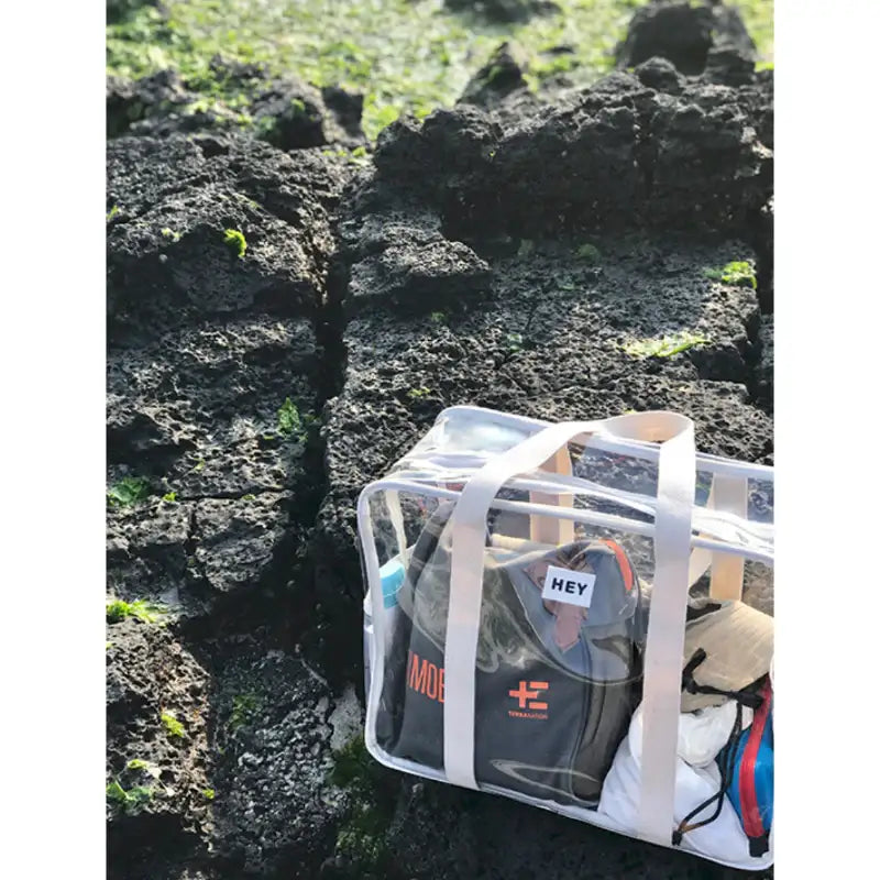 H.ey - Webbing Transparent Beach Bag - H.ey - Accessories, Bag - Harumio