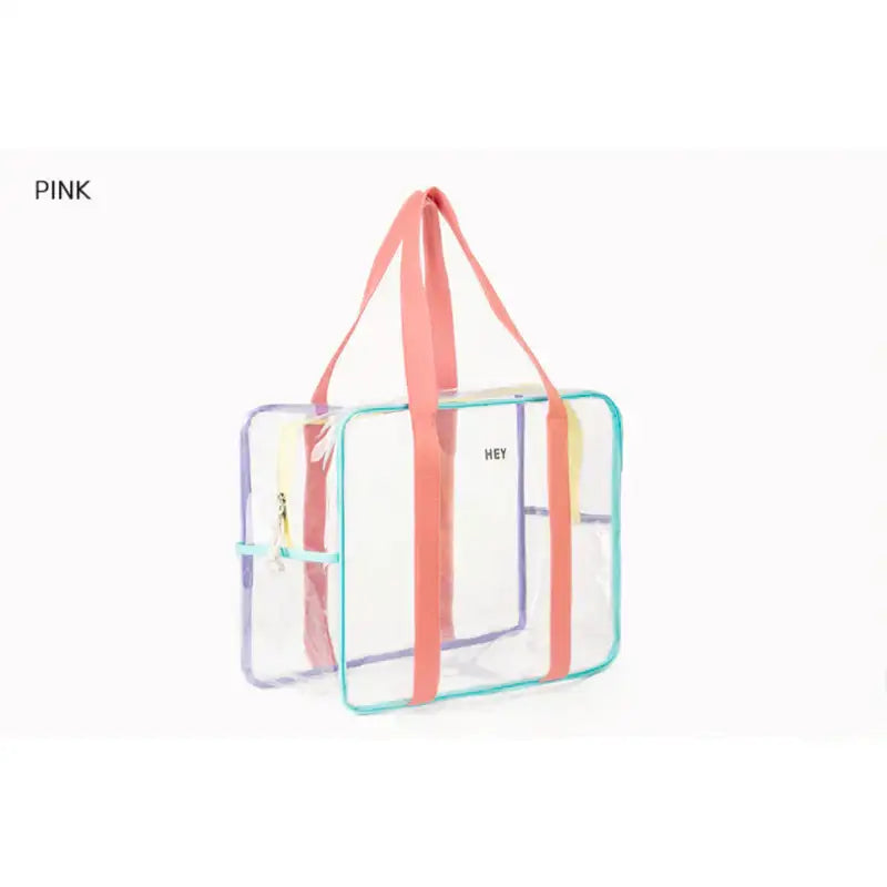 H.ey - Webbing Transparent Beach Bag - H.ey - Accessories, Bag - Harumio