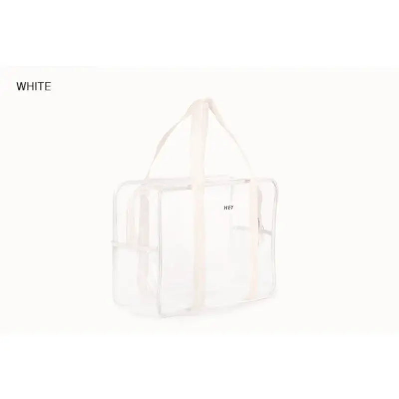 H.ey - Webbing Transparent Beach Bag - H.ey - Accessories, Bag - Harumio