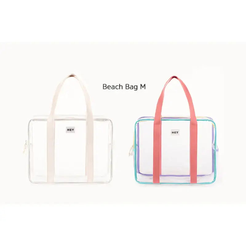 H.ey - Webbing Transparent Beach Bag - H.ey - Accessories, Bag - Harumio