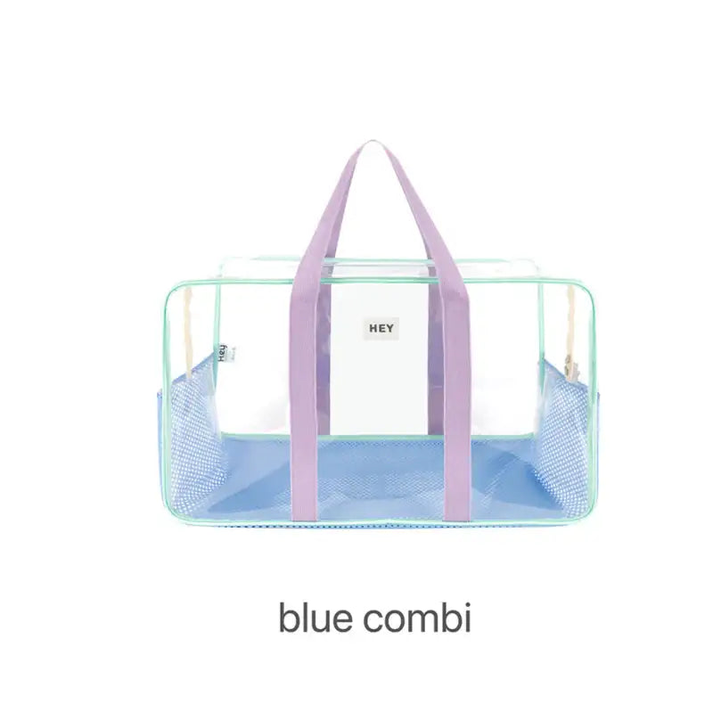 H.ey - Webbing Transparent Beach Bag - H.ey - Accessories, Bag - Harumio