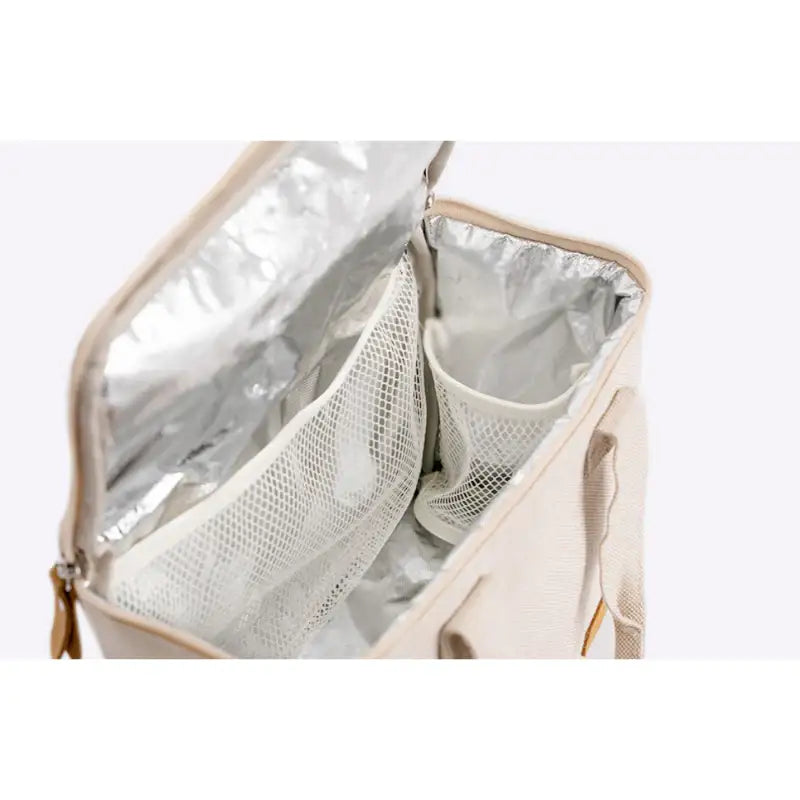 H.ey - Jute Linen Cooler Bags - H.ey - Accessories, Bag - Harumio