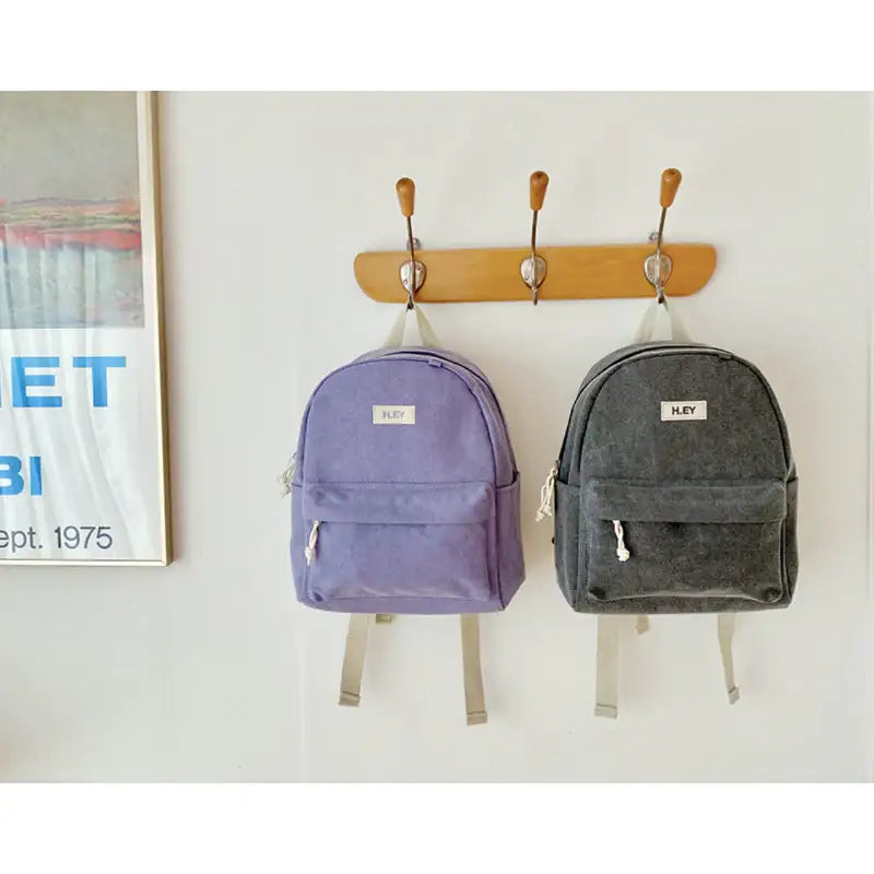 H.ey - Canvas Kids Backpack - H.ey - Accessories, Bag - Harumio