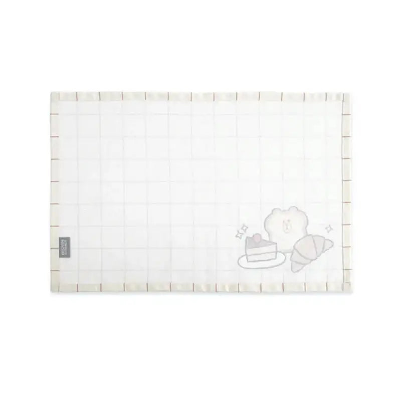 LINE FRIENDS - Brown & Sally Check Table Mat - Line Friends - Table mat - Harumio