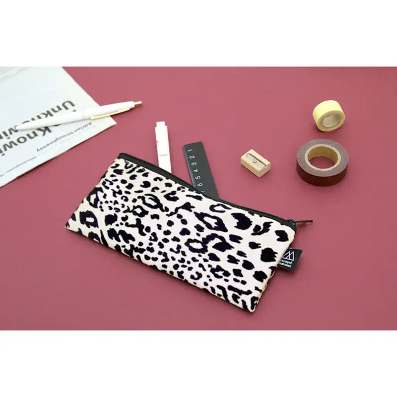 Second Mansion x 10x10 - Leopard Pencil Case - 10x10 - Accessories - Harumio