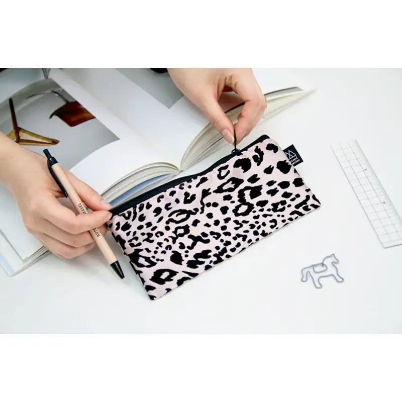 Second Mansion x 10x10 - Leopard Pencil Case - 10x10 - Accessories - Harumio