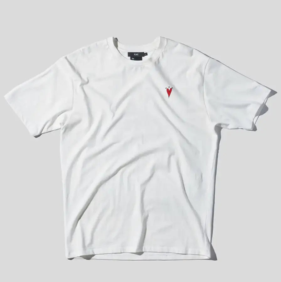 PLAC x MINO YOON - Heart Graphic T-Shirts - PLAC x MINO YOON - Clothing - Harumio