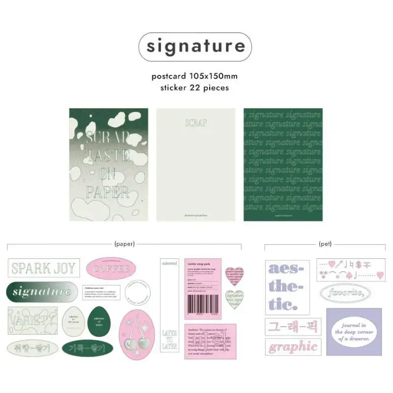 Be On D - Sticker + Postcard Variety Pack - Be On D - Variety Pack - Harumio