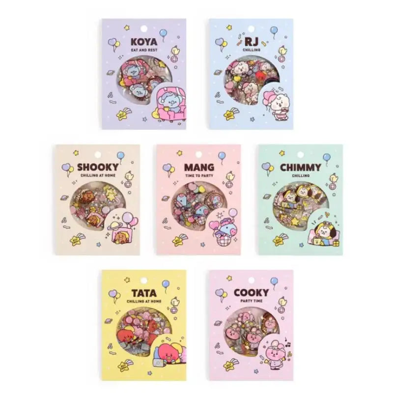 BT21 - Flake Sticker Pack - Party - BT21 - Accesories - Harumio