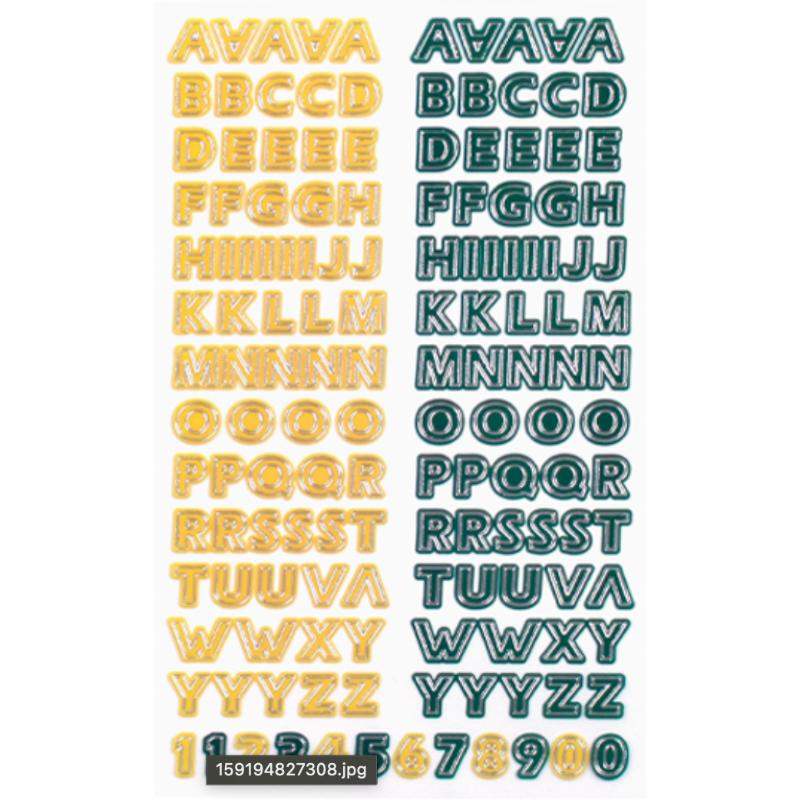 On The D - Silver and Alphabet Sticker - Be On D - Stickers - Harumio