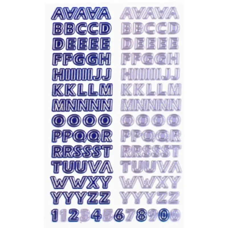 On The D - Silver and Alphabet Sticker - Be On D - Stickers - Harumio
