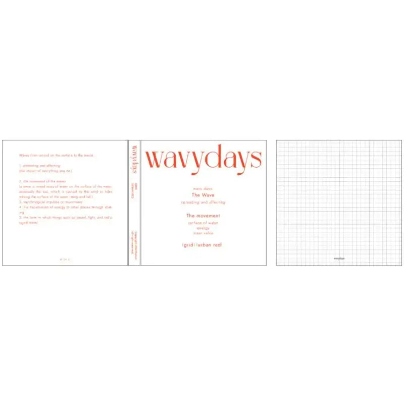 Be On D - Wavydays Notebook - Be On D - Notebooks & Notepads - Harumio