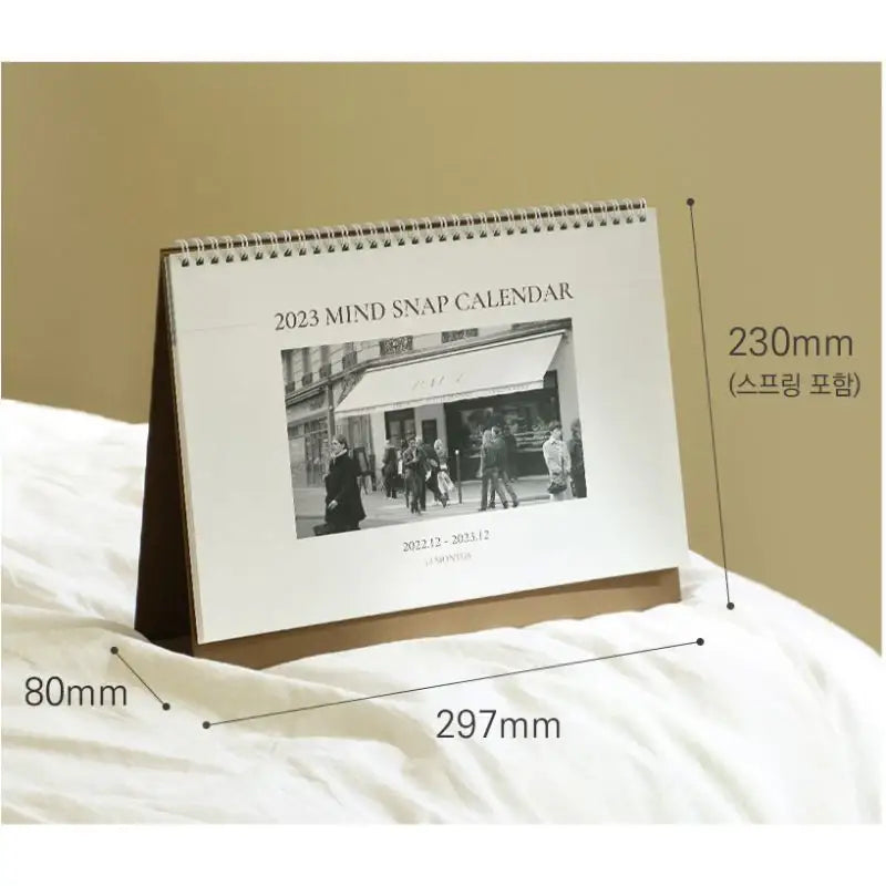 INDIGO - 2023 Mind Snap Desk Calendar A4 - Indigo - Calendars - Harumio