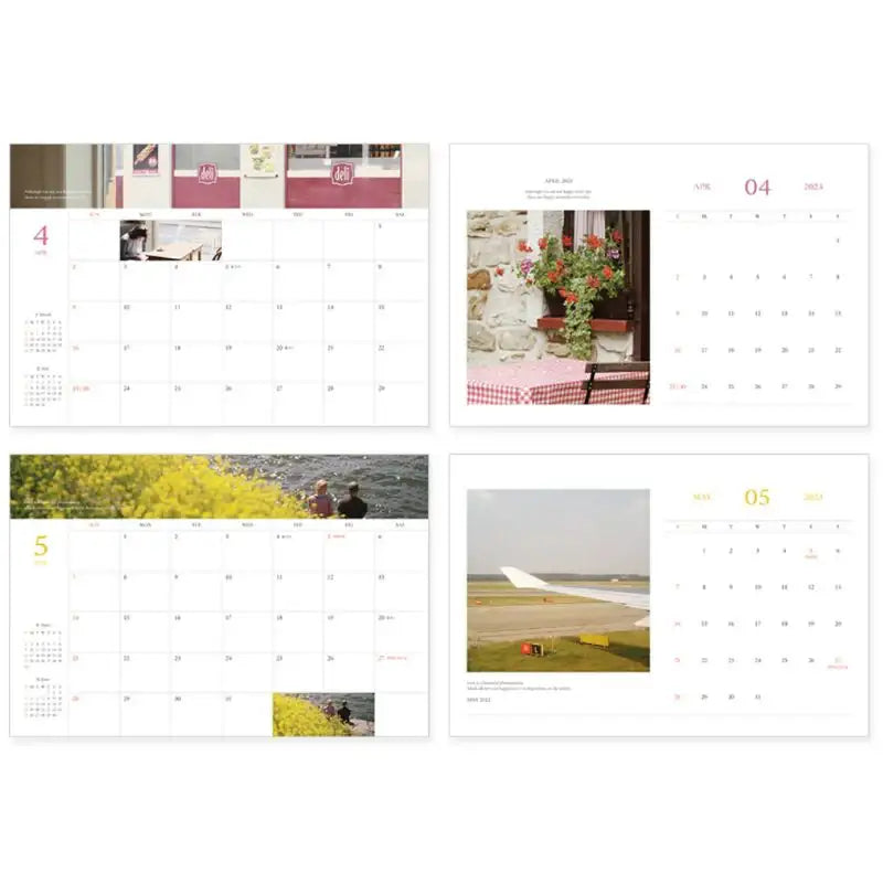 INDIGO - 2023 Mind Snap Desk Calendar A4 - Indigo - Calendars - Harumio