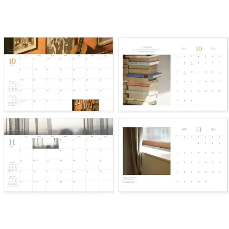 INDIGO - 2023 Mind Snap Desk Calendar A4 - Indigo - Calendars - Harumio