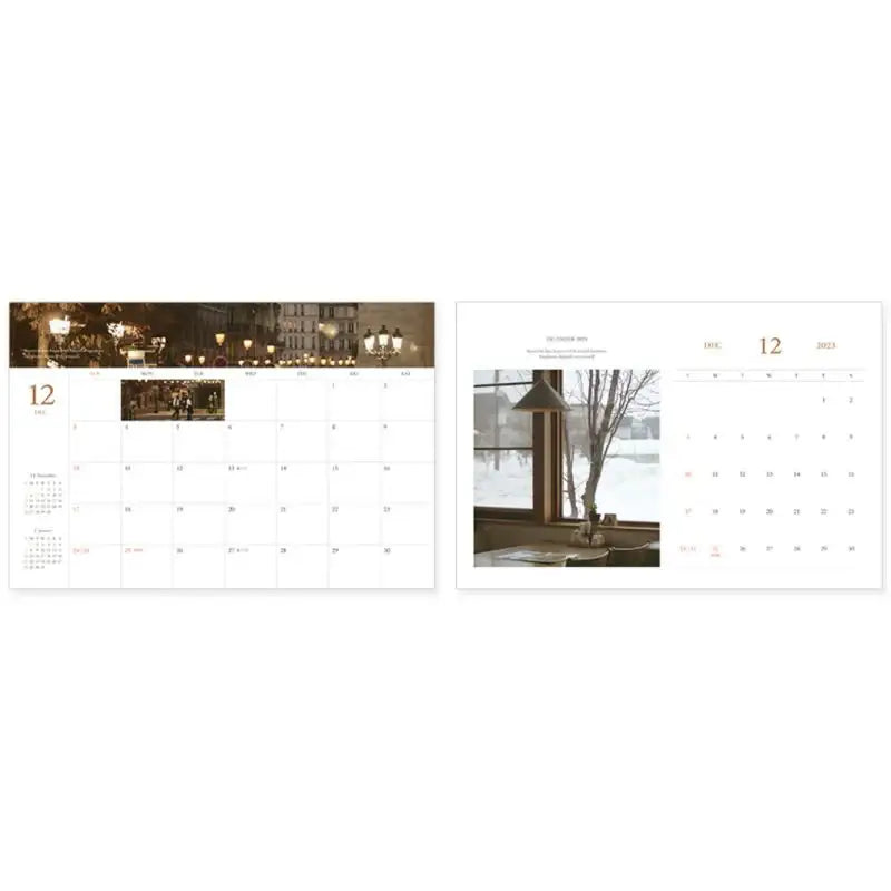 INDIGO - 2023 Mind Snap Desk Calendar A4 - Indigo - Calendars - Harumio