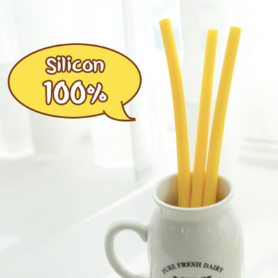 Pengsoo - 1+1 Silicone Straw and Case Set