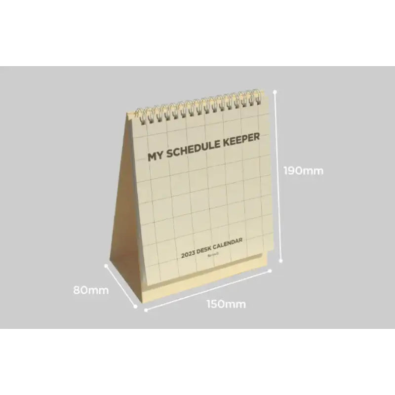 Be On D - 2023 My Schedule Keeper Desk Calendar - BE ON D - Calendars - Harumio