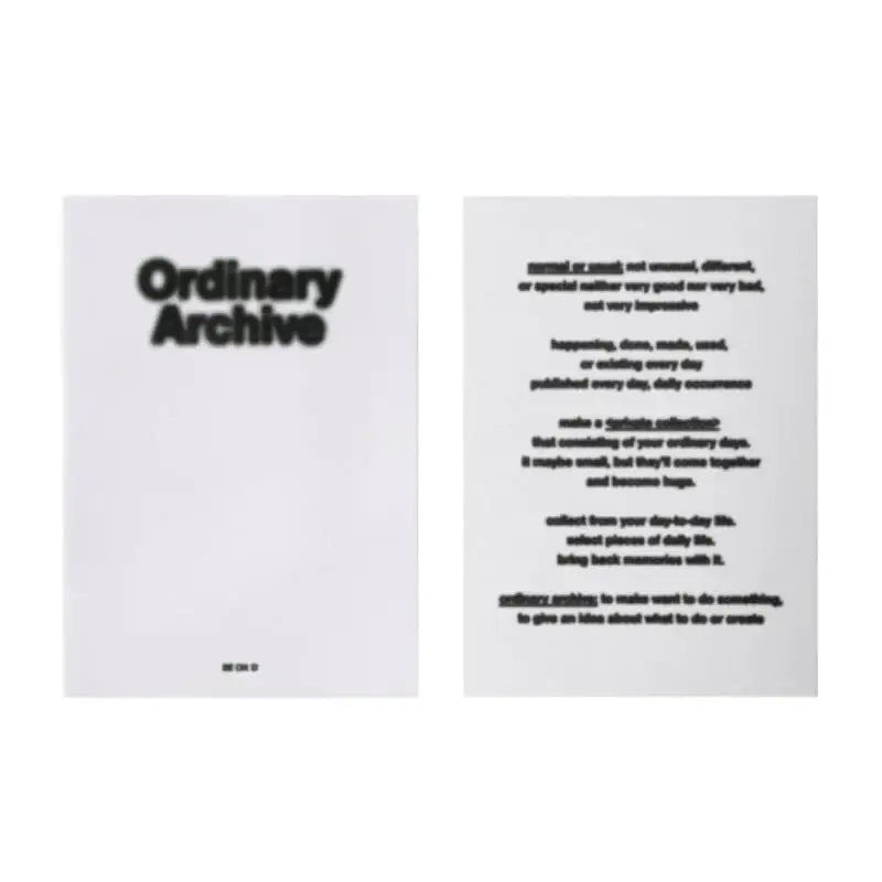 Be On D - 2023 Ordinary Archive Diary (Date) - Be On D - Diary - Harumio