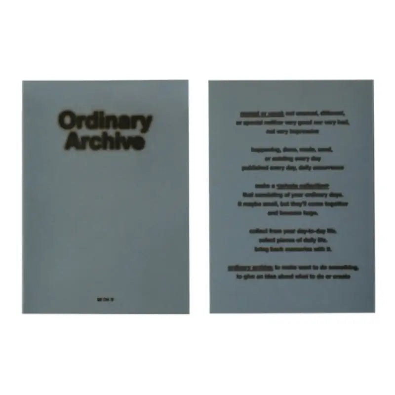 Be On D - 2023 Ordinary Archive Diary (Date) - Be On D - Diary - Harumio