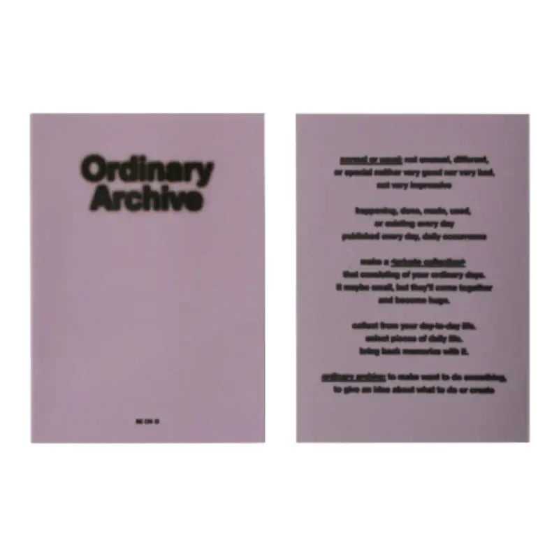 Be On D - 2023 Ordinary Archive Diary (Date) - Be On D - Diary - Harumio