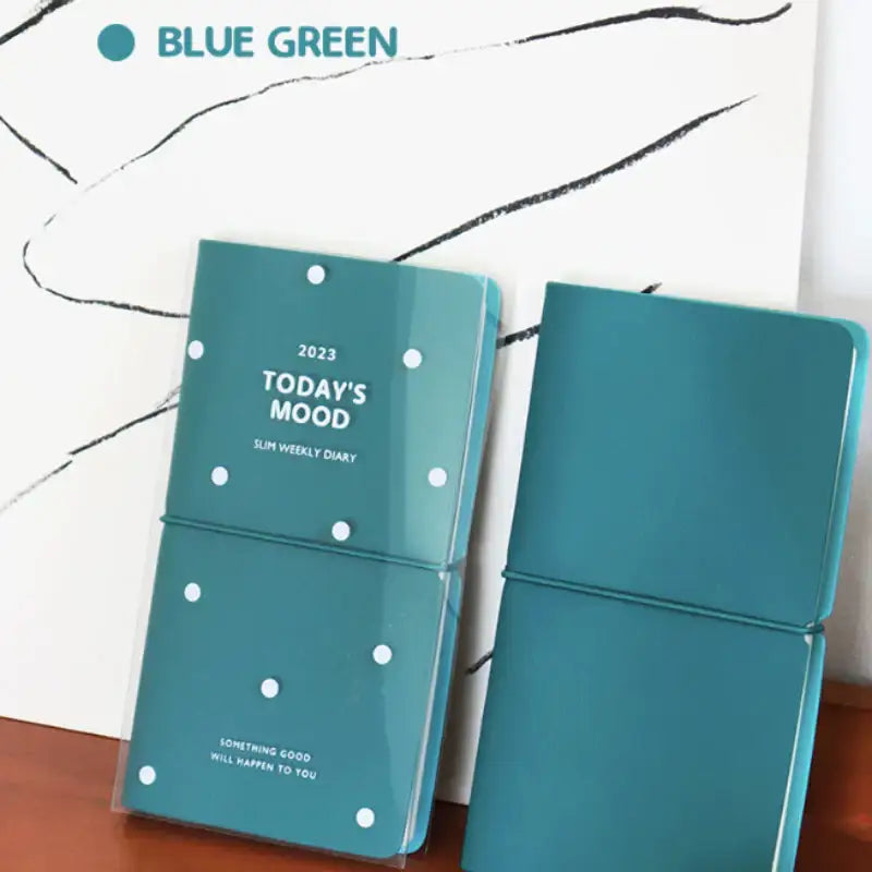 INDIGO - 2023 Today's Mood Slim Weekly Diary - INDIGO - Diary - Harumio