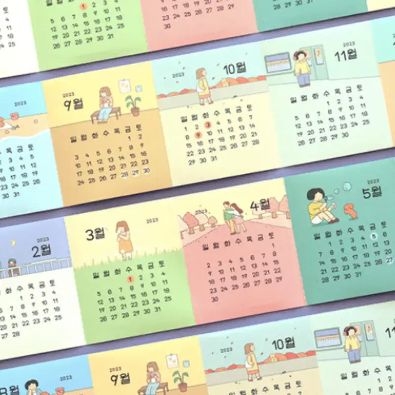 INDIGO - 2023 Daily Daku Diary Set V4 - INDIGO - Diary - Harumio