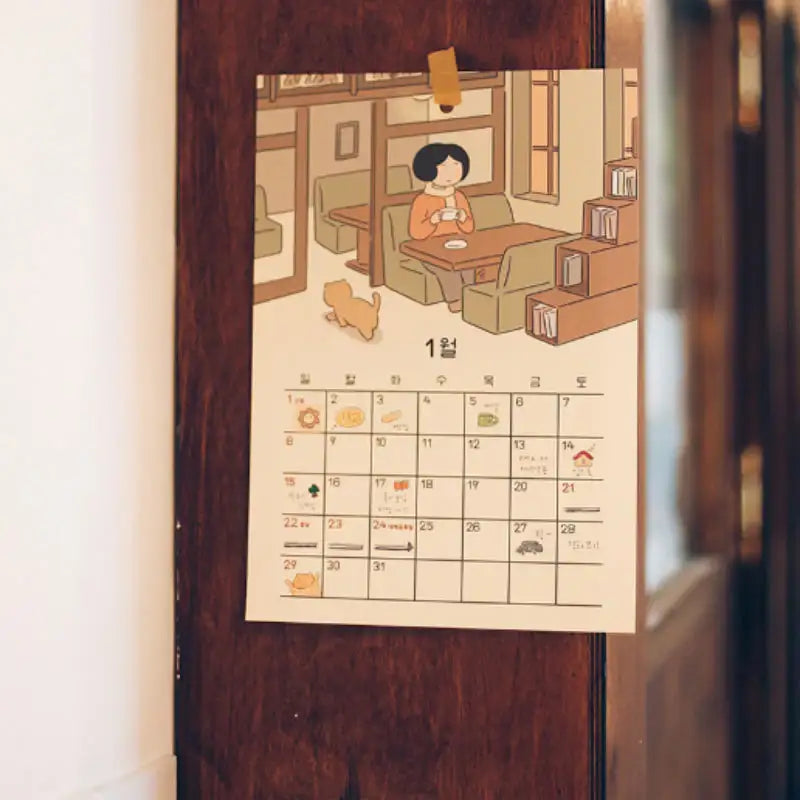 INDIGO - 2023 Daily Wall Calendar - INDIGO - 2023 Calendars - Harumio