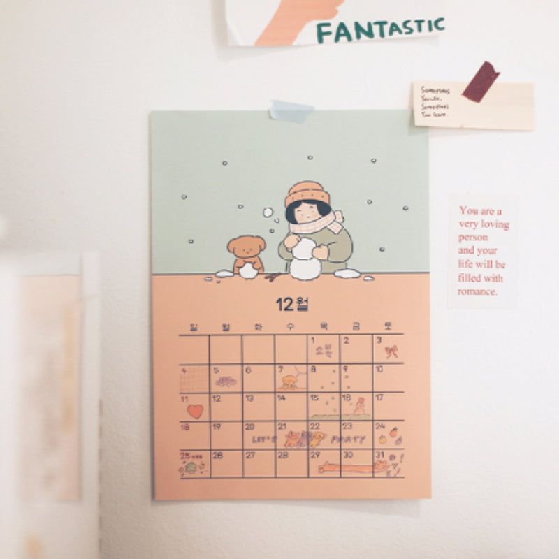 INDIGO - 2023 Daily Wall Calendar
