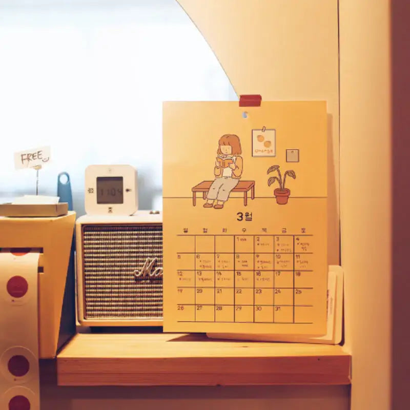 INDIGO - 2023 Daily Wall Calendar - INDIGO - 2023 Calendars - Harumio
