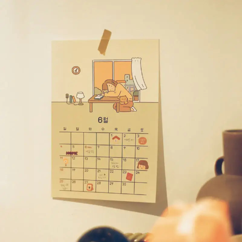 INDIGO - 2023 Daily Wall Calendar - INDIGO - 2023 Calendars - Harumio