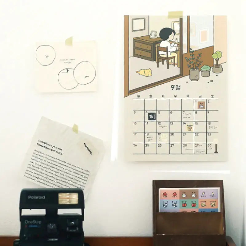 INDIGO - 2023 Daily Wall Calendar - INDIGO - 2023 Calendars - Harumio