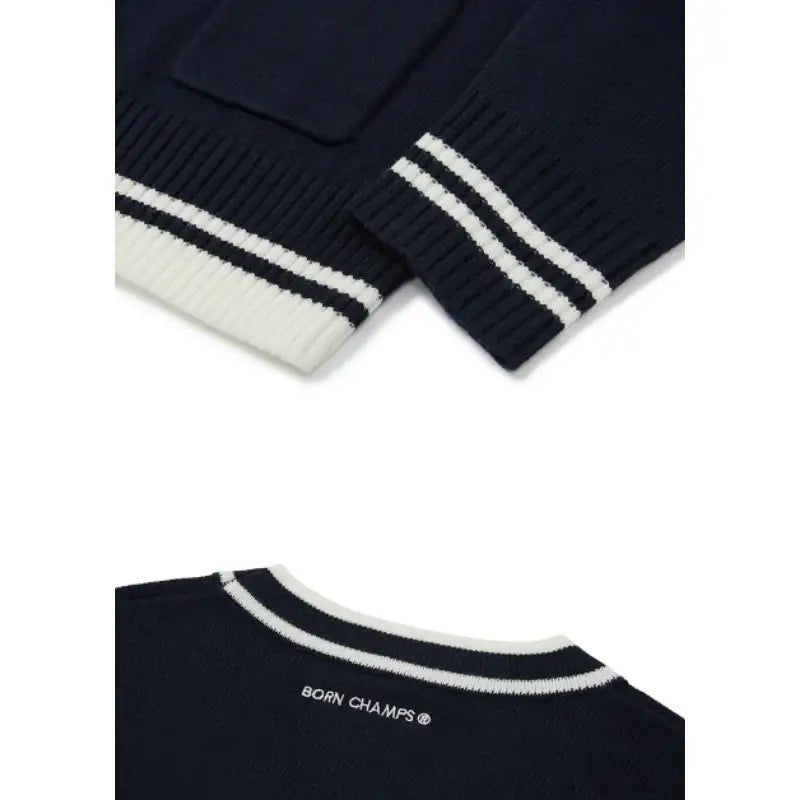 Born Champs x Joohoney - BC Logo Cardigan - Born Champs - Cardigan - Harumio