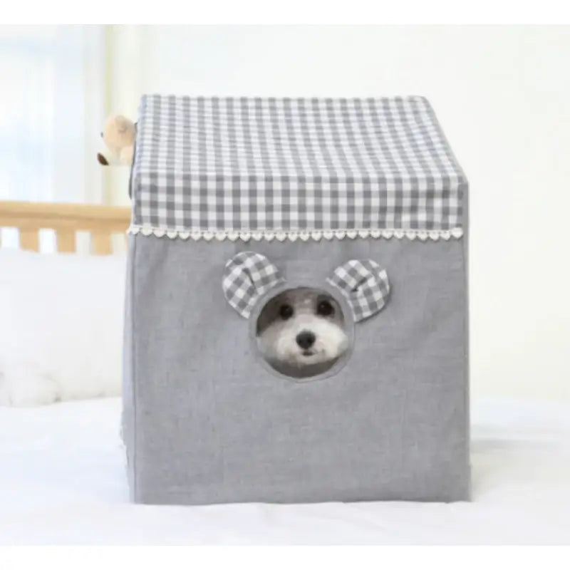 ITSDOG - Peek-a-boo Bear Frame House - ITSDOG - Pet Accesories - Harumio
