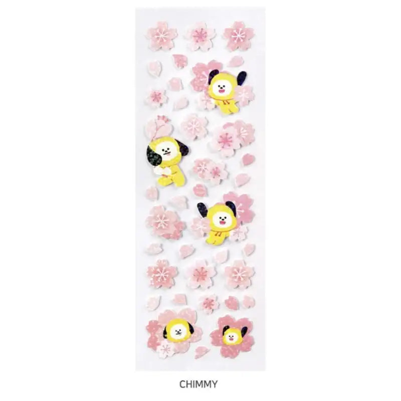 Monopoly x BT21 - Hologram Sticker - Cherry Blossom