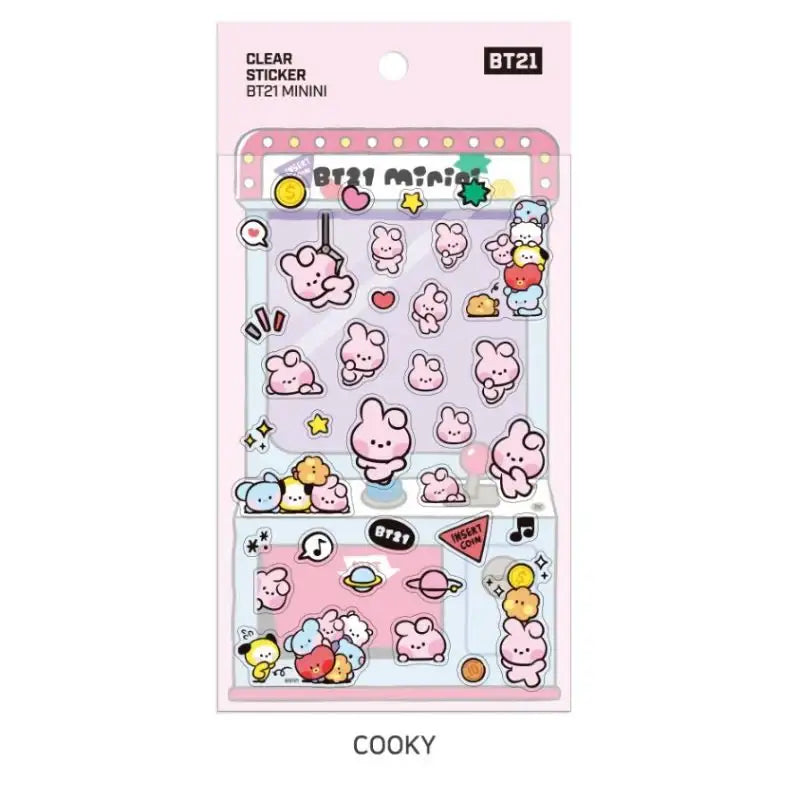 Monopoly x BT21 - Minini Clear Sticker - Monopoly - Accessories - Harumio