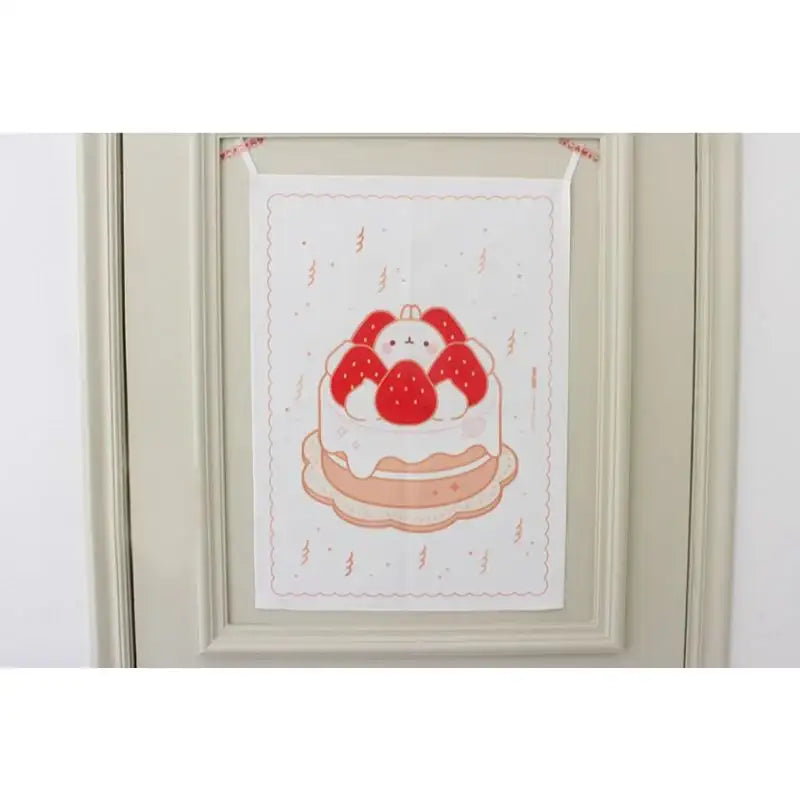 Molang - Birthday Cake Fabric Poster - Molang - Accessories - Harumio