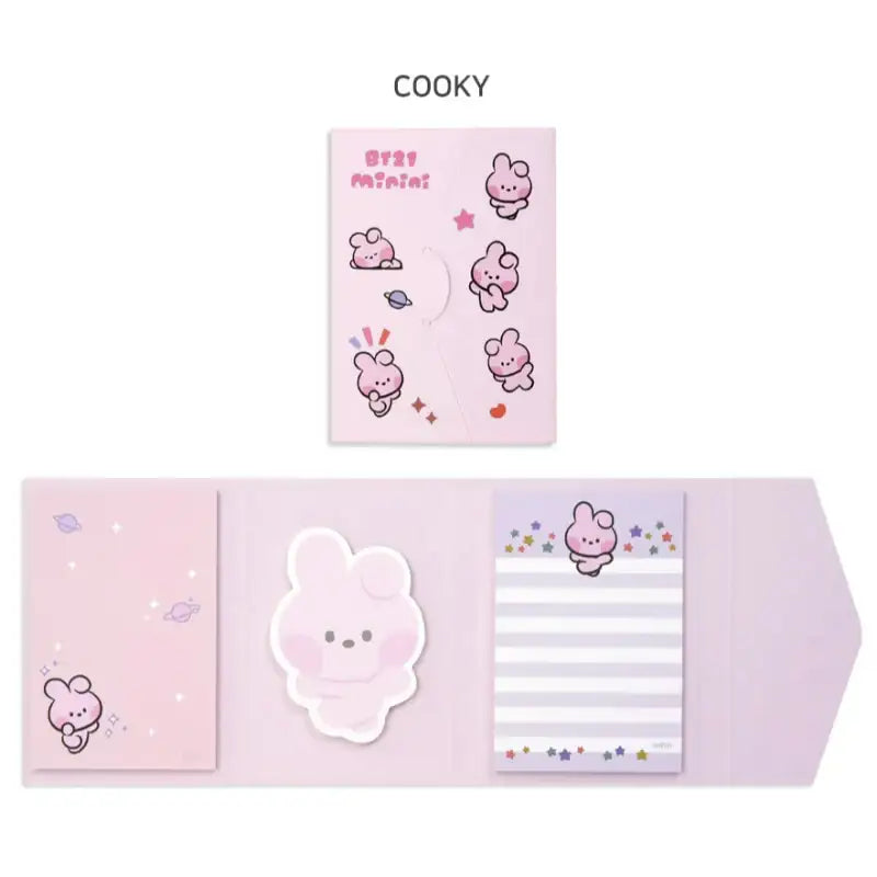 Monopoly x BT21 - Minini Sticky Memo - Monopoly - Stationery - Harumio