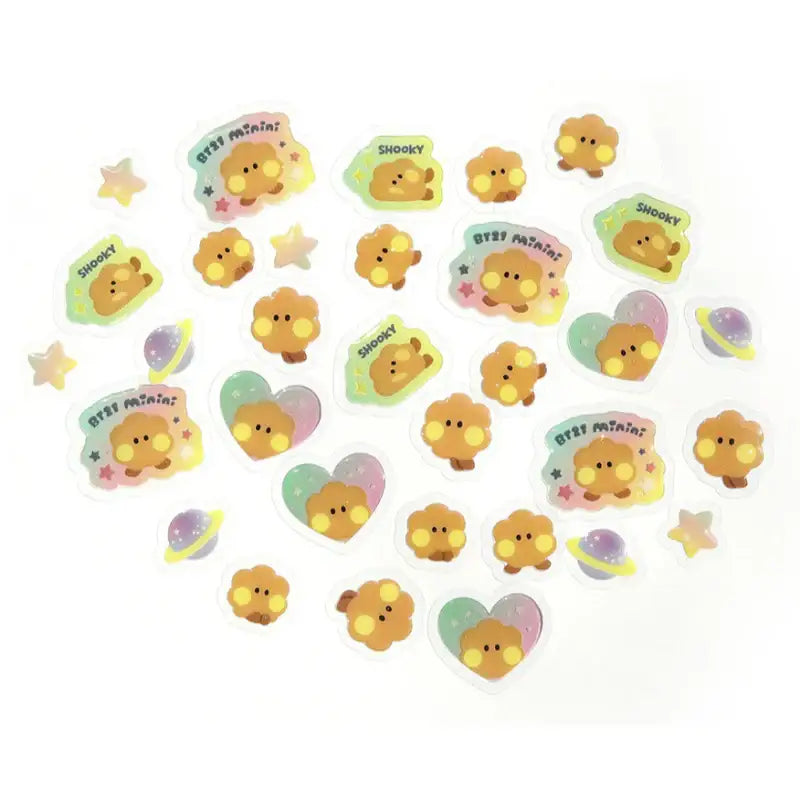 Monopoly x BT21 - Minini Flake Sticker - Monopoly - Stationery - Harumio