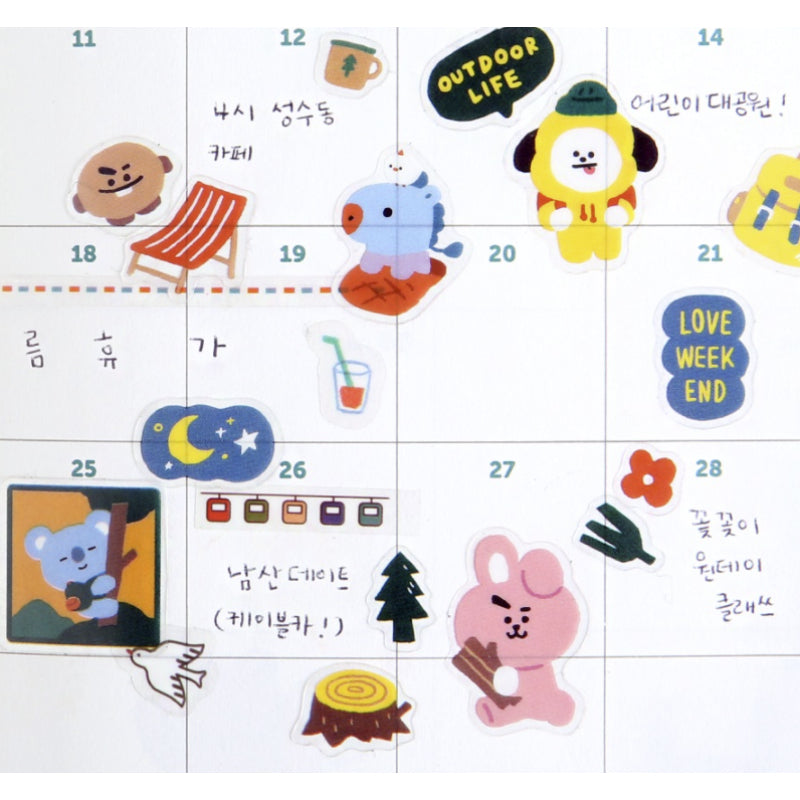 BT21 x Monopoly - Clear Sticker PLANET