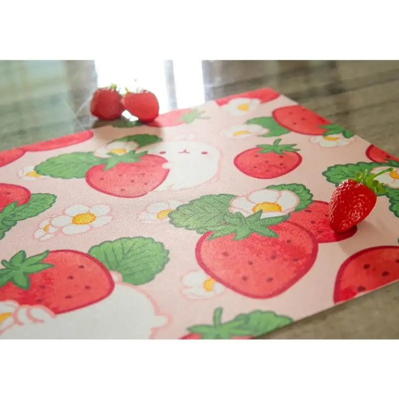Molang - Strawberry Table Mat - Molang - Accessories - Harumio