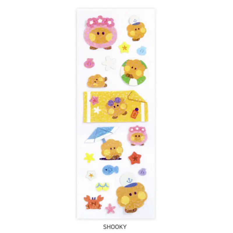Monopoly x BT21 - Hologram Sticker - Summer Sky - Monopoly - Stationery - Harumio