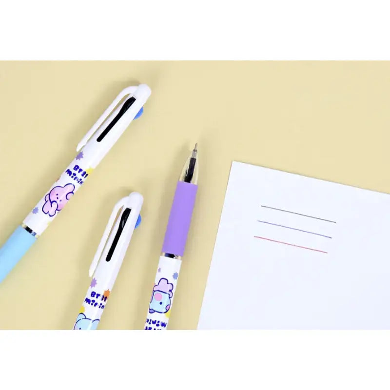 Monopoly x BT21 - Minini 3-Color Ballpoint Pen - Monopoly - Stationery - Harumio