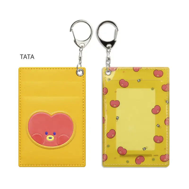 Monopoly x BT21 - Minini Leather Patch Card Holder - Monopoly - Accessories - Harumio