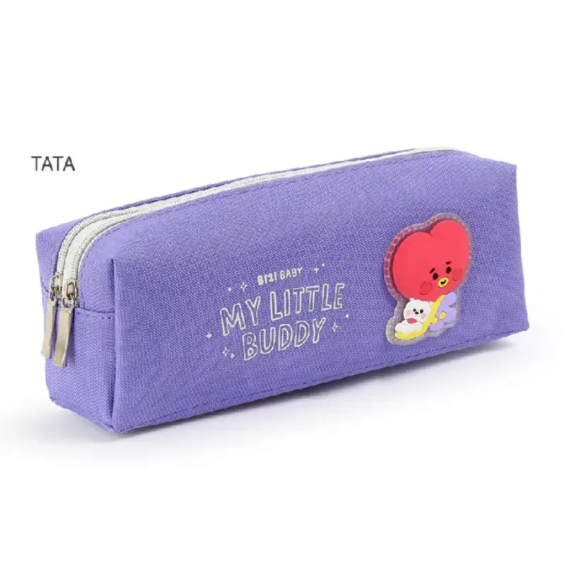 Monopoly X BT21- Twin Pocket Pen Pouch - Little Buddy - BT21 - Accesories - Harumio