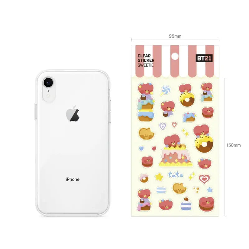 Monopoly x BT21 - Clear Sticker - Sweetie - Monopoly - Stationery - Harumio