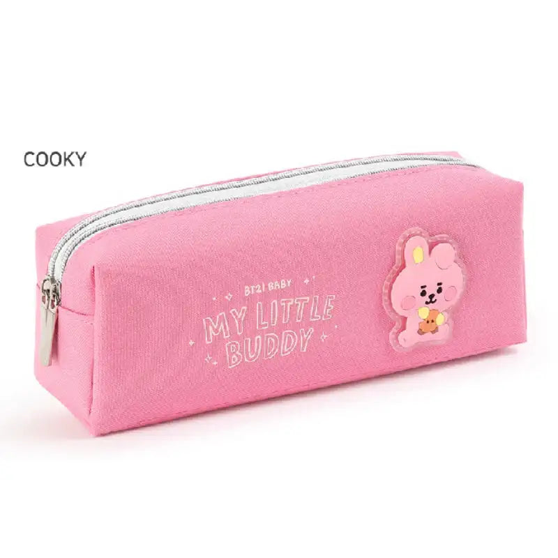 Monopoly X BT21- Twin Pocket Pen Pouch - Little Buddy - BT21 - Accesories - Harumio